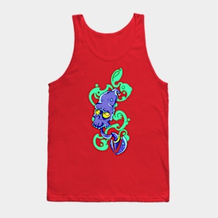 Purple Mushroom Tank Top